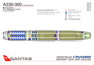Qantas Finnair Seat Maps
