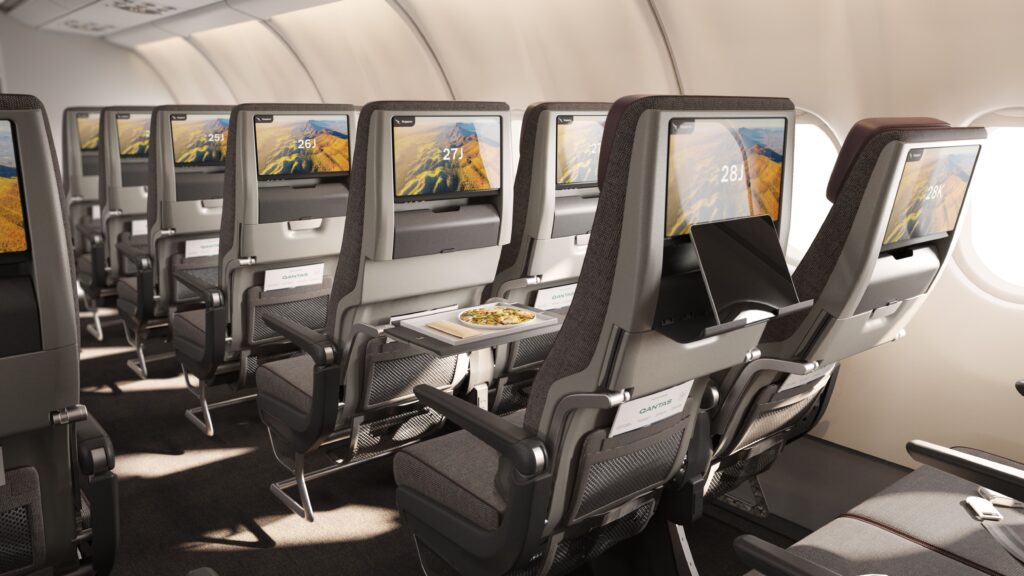 New Qantas A330 Economy Seats