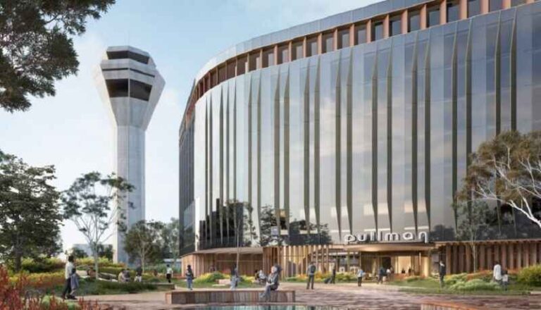 Artist impression Pullman Perth Airport